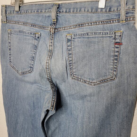 GAP 1969 Womens Long & Lean 54023 Stretch Flare Mid-Rise Light Denim Jeans✨️12R - Picture 6 of 12